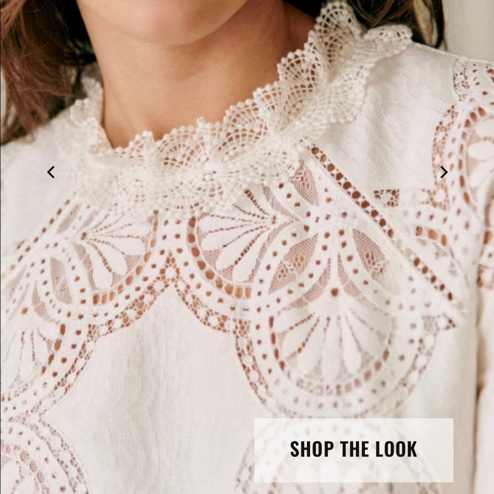 NWT Sezane Bianca Blouse